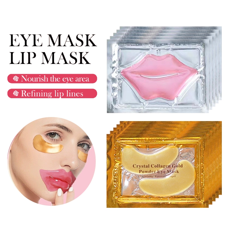 Collagen Eye Patch - 10/20szt Złota kryształowa maska kolagenowa na