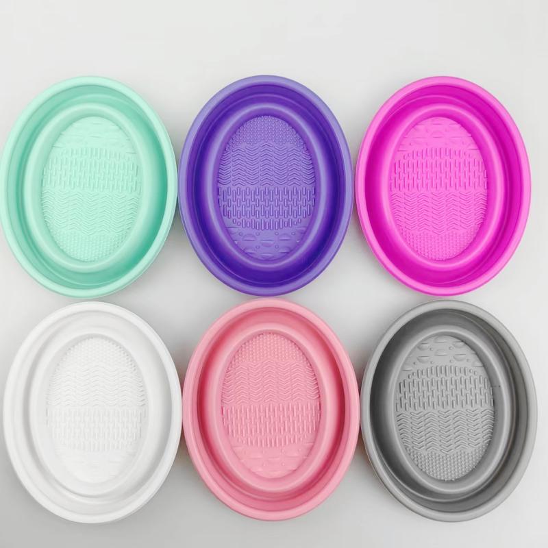 Beauty Makeup Sponge - Składana miseczka do czyszczenia pędzli do