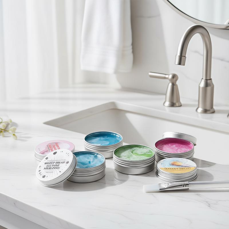 Cosmetic Sponge - Mydło do czyszczenia pędzli do makijażu,