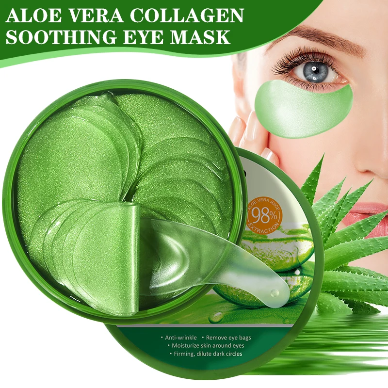 Collagen Eye Patch - 60szt Aloe Vera Collagen Eye Mask
