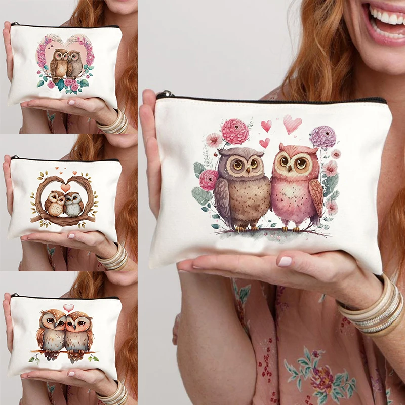 Beauty Makeup School - Torba do makijażu Owl's Love Cosmetiquera