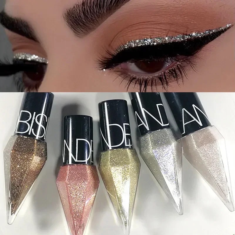 Beauty Linasi Makeup - Diamentowe błyszczące eyelinery cienie do powiek