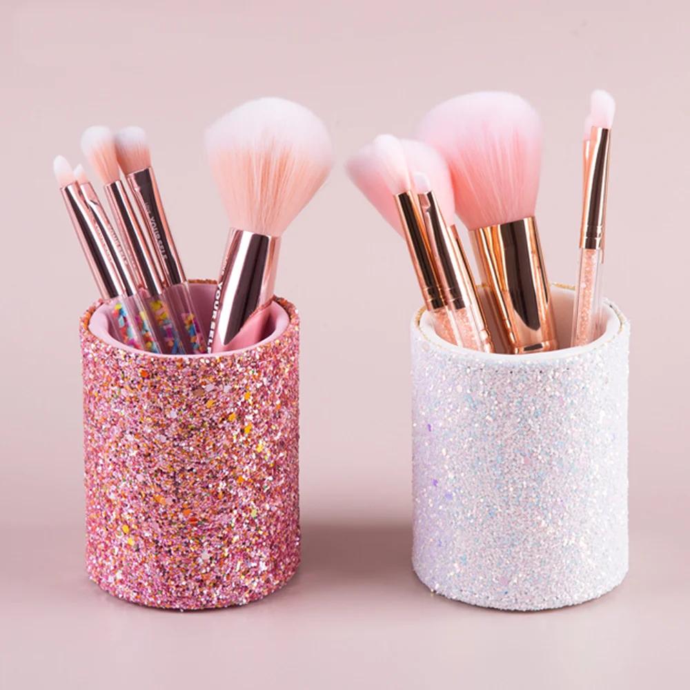 Lip Liner Pencil - Błyszczący pojemnik na pędzle do makijażu,