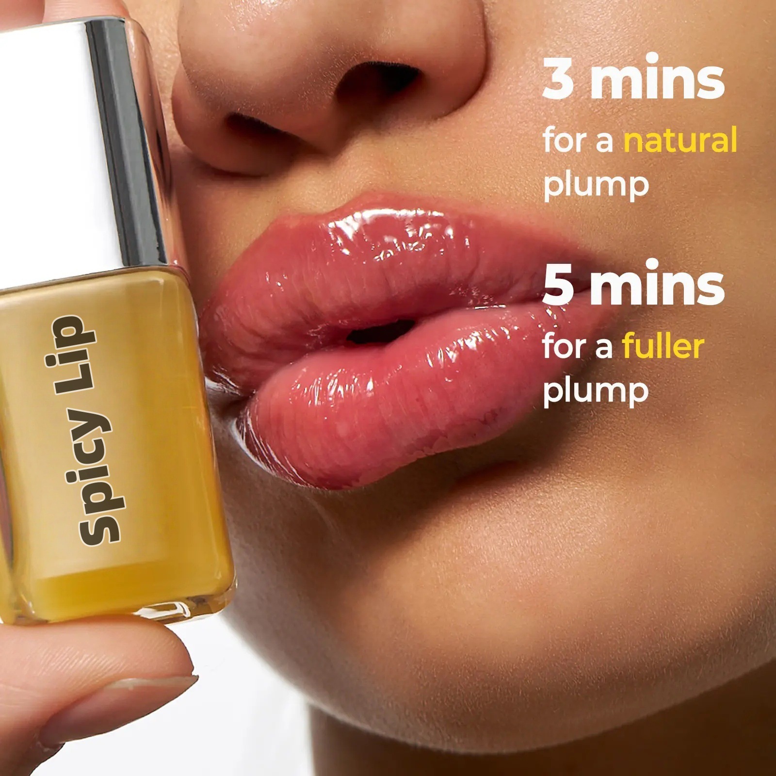 Lip Gloss Plumping - Pikantny błyszczyk powiększający usta, olejek do