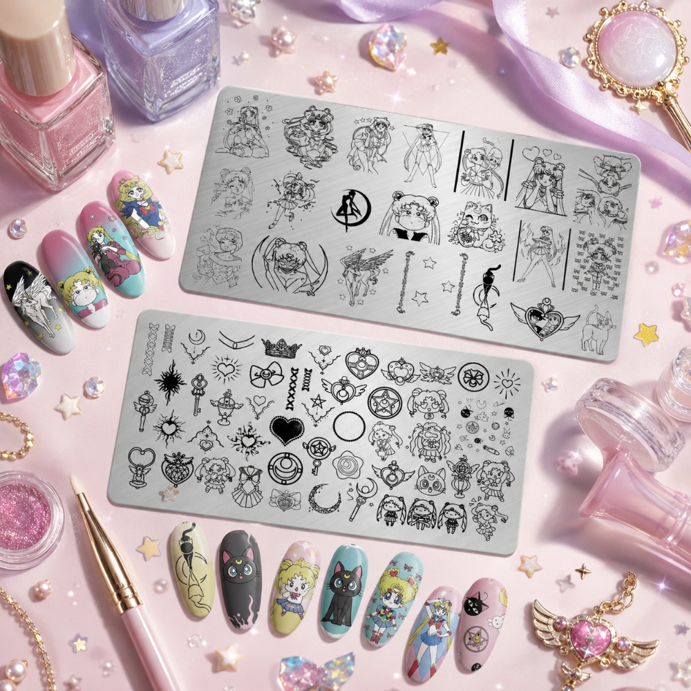 Płytka do stemplowania paznokc – Nail Art Stamping Kit recenzja i cena