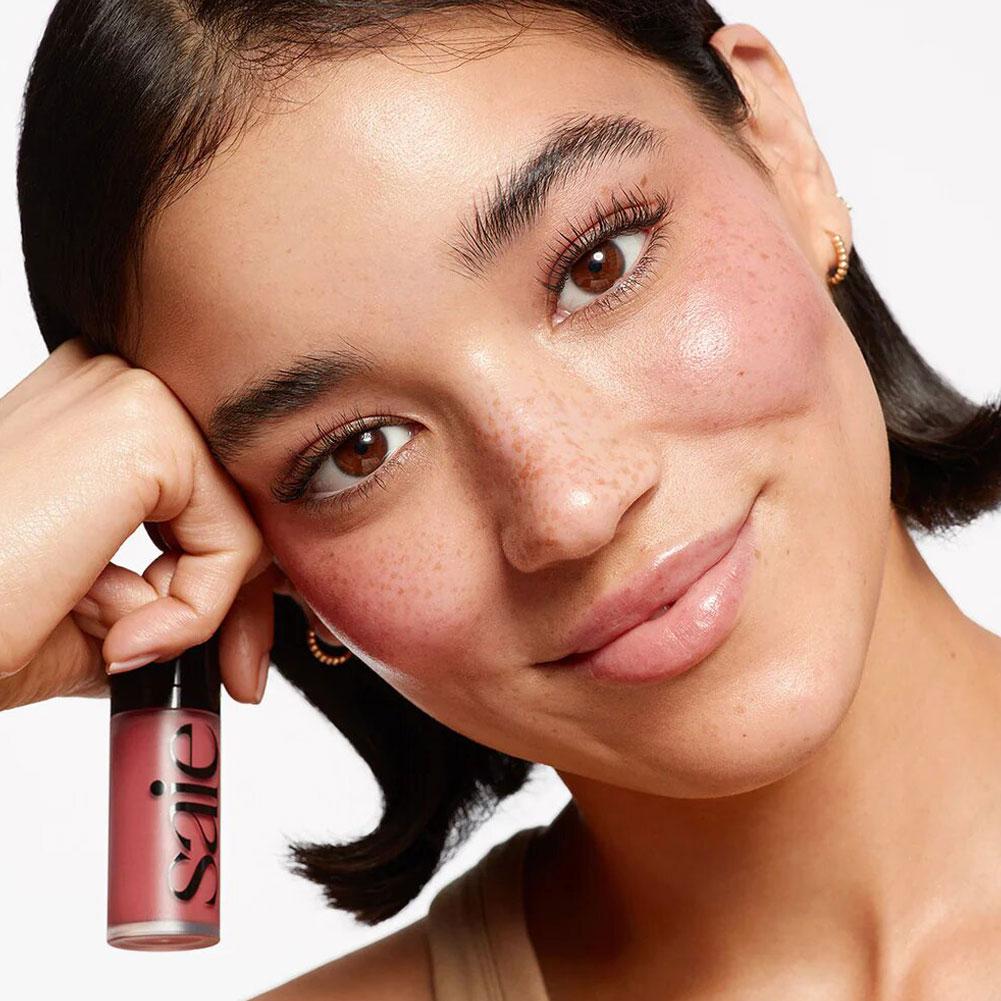 Saie Liquid Blush Highlighter  – Huda Beauty Makeup Mini Kit recenzja i cena