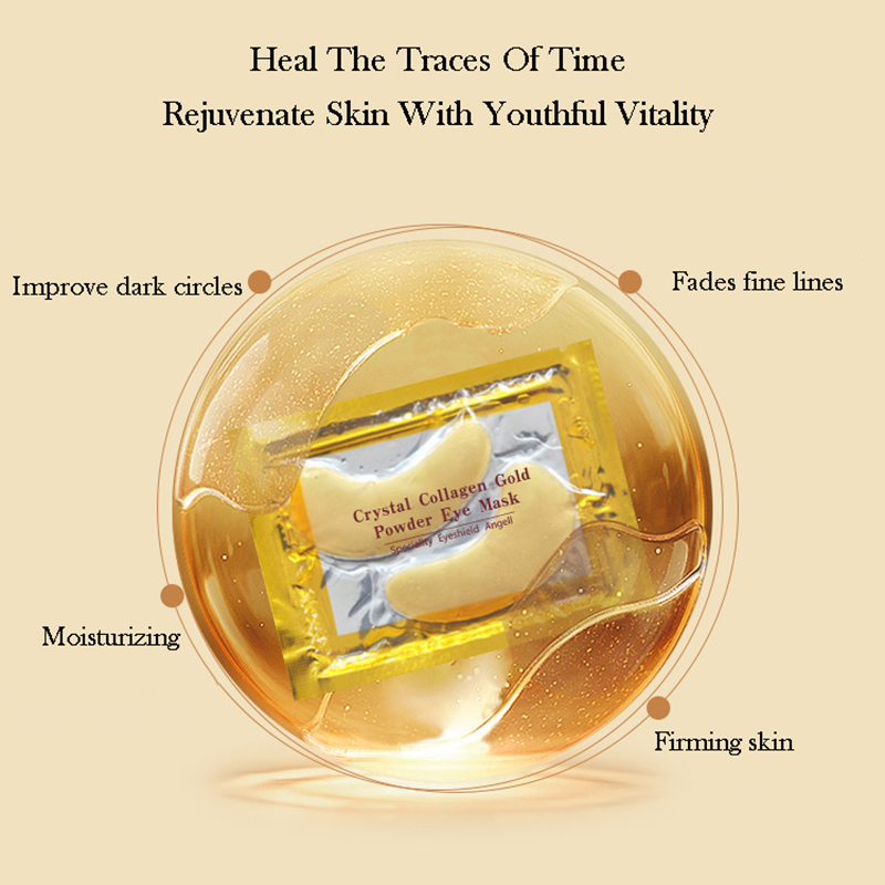 10/20szt Złota kryształowa mas – Collagen Eye Patch recenzja i cena