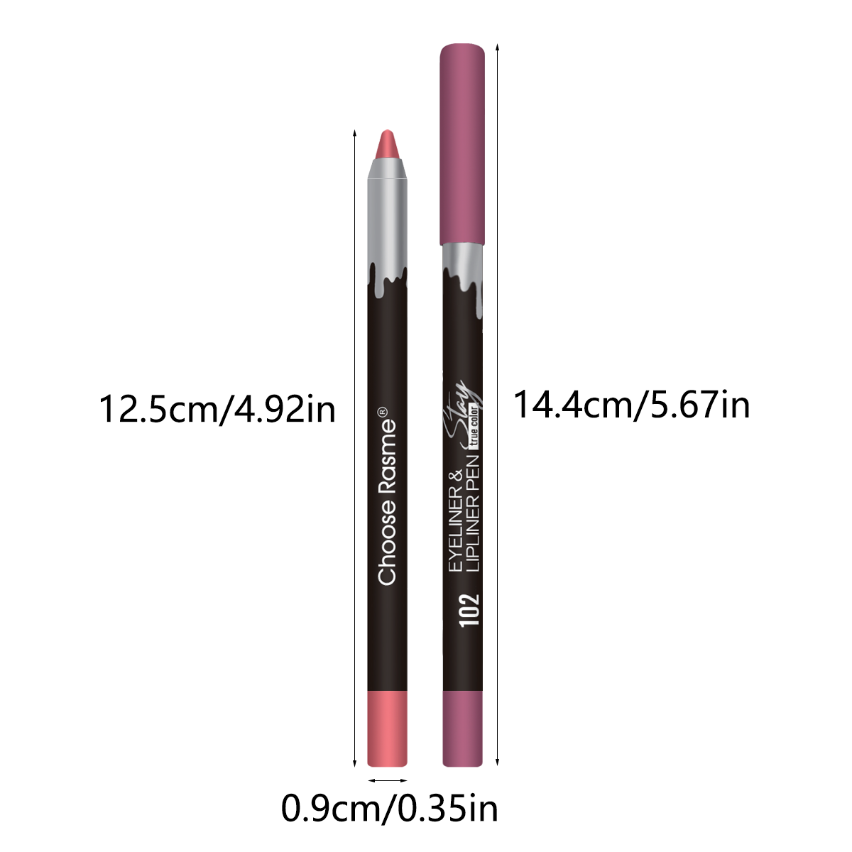 Zestaw 12 kredek do ust, długo – Lip Liner Pencil recenzja i cena