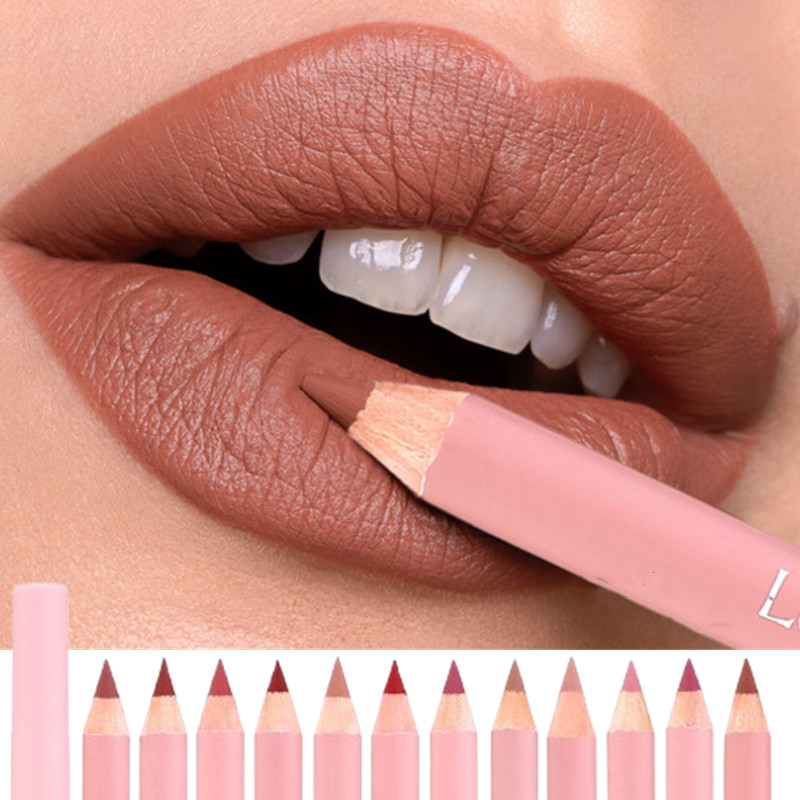Nude Brown Lip Liner Pencil Li – Beauty Linasi Makeup recenzja i cena