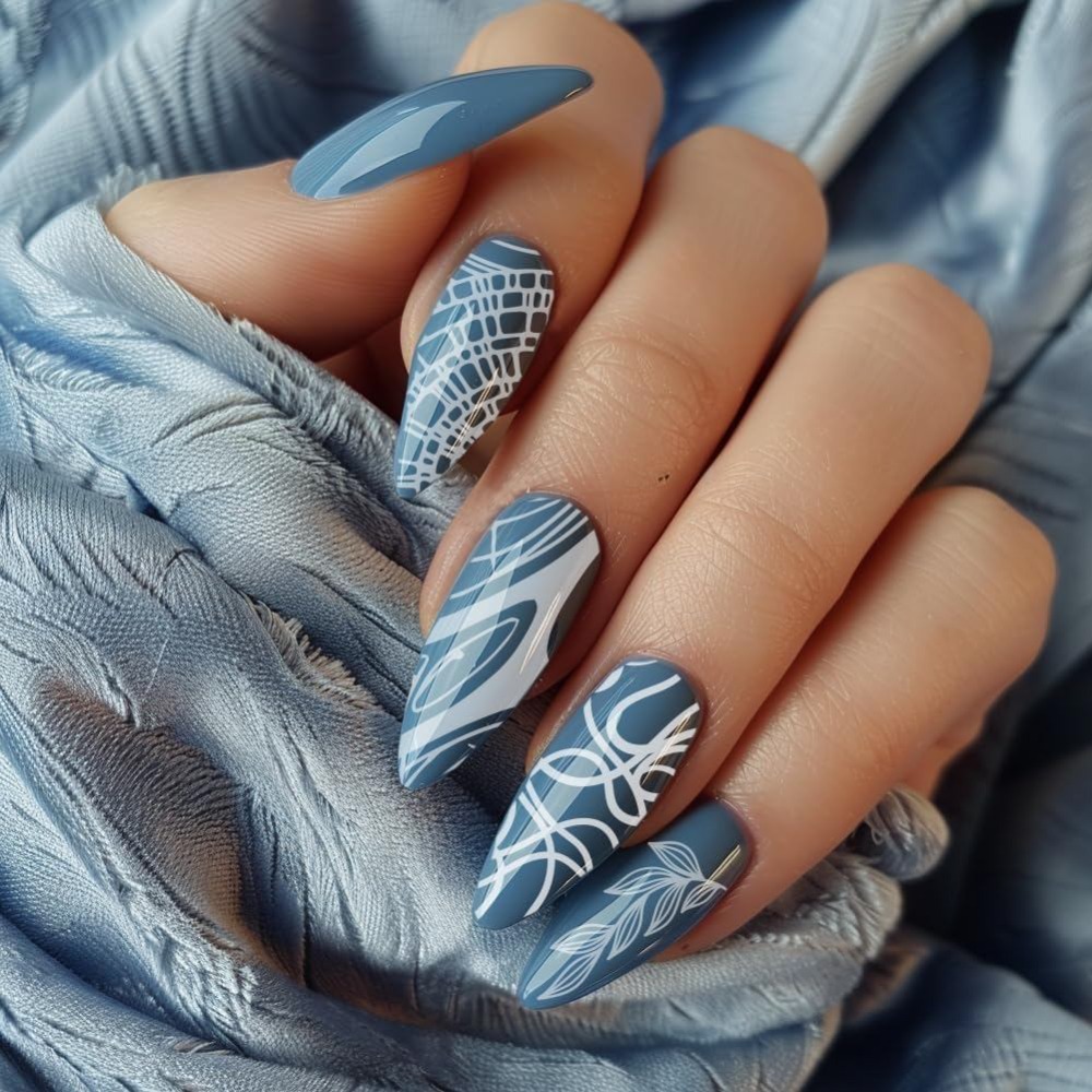 5 szt. Szablonów do zdobienia  – Nail Art Stamping Kit recenzja i cena