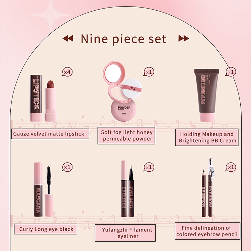 Pudełko upominkowe 9-częściowy – Rare Beauty Makeup Kit recenzja i cena