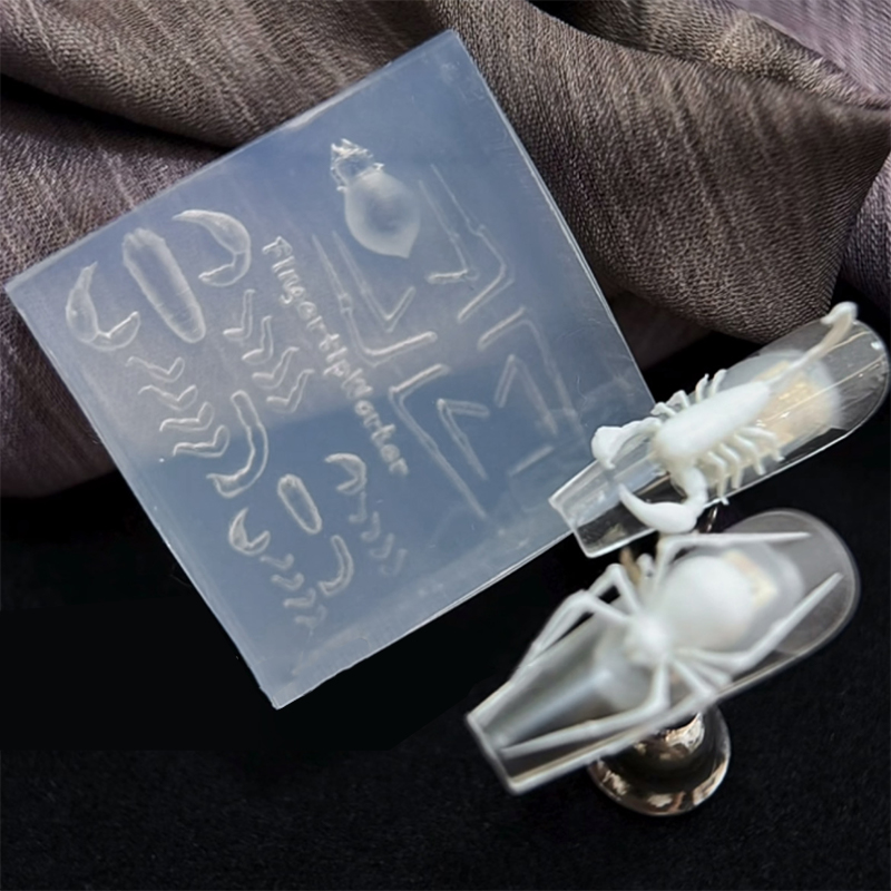 Forma silikonowa 3D Pająk Skor – Nail Art Stamping Kit recenzja i cena