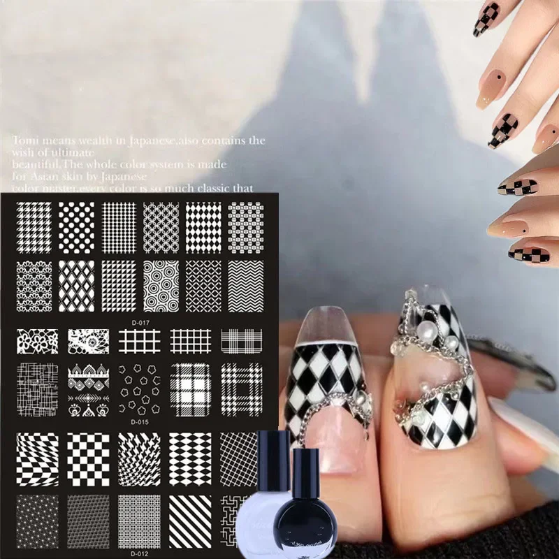 1 szt. Zestaw warstw stemplują – Nail Art Stamping Kit recenzja i cena
